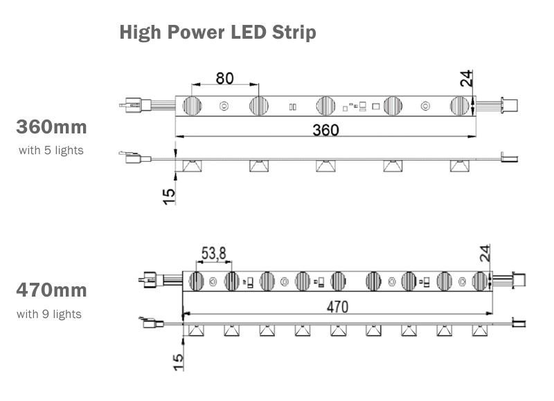 led module with lens
