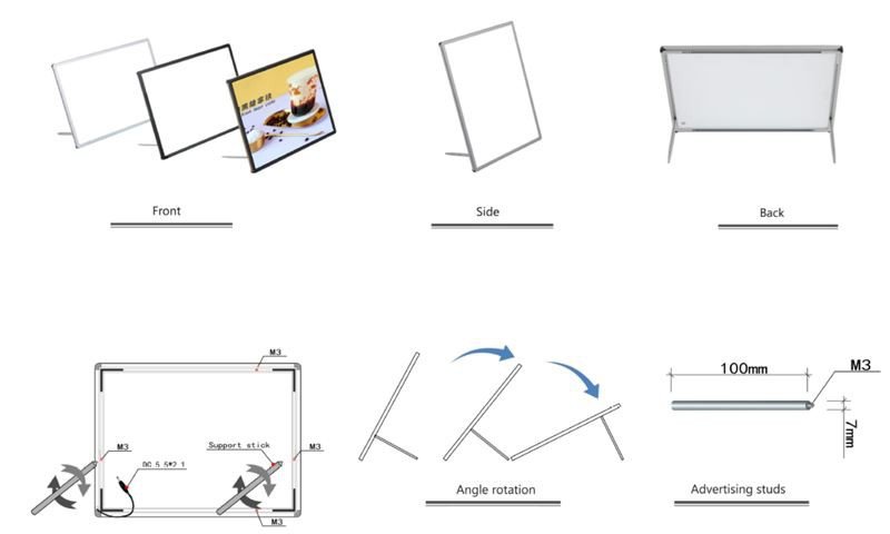 LED poster frame