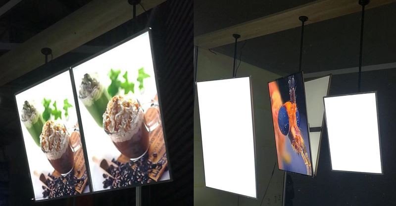 illuminated menu box