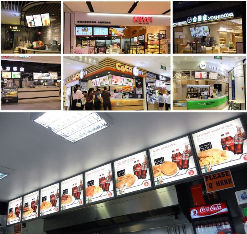 led light menu board