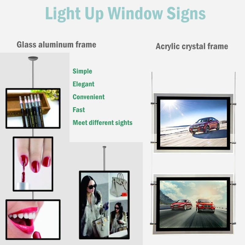 real estate window display